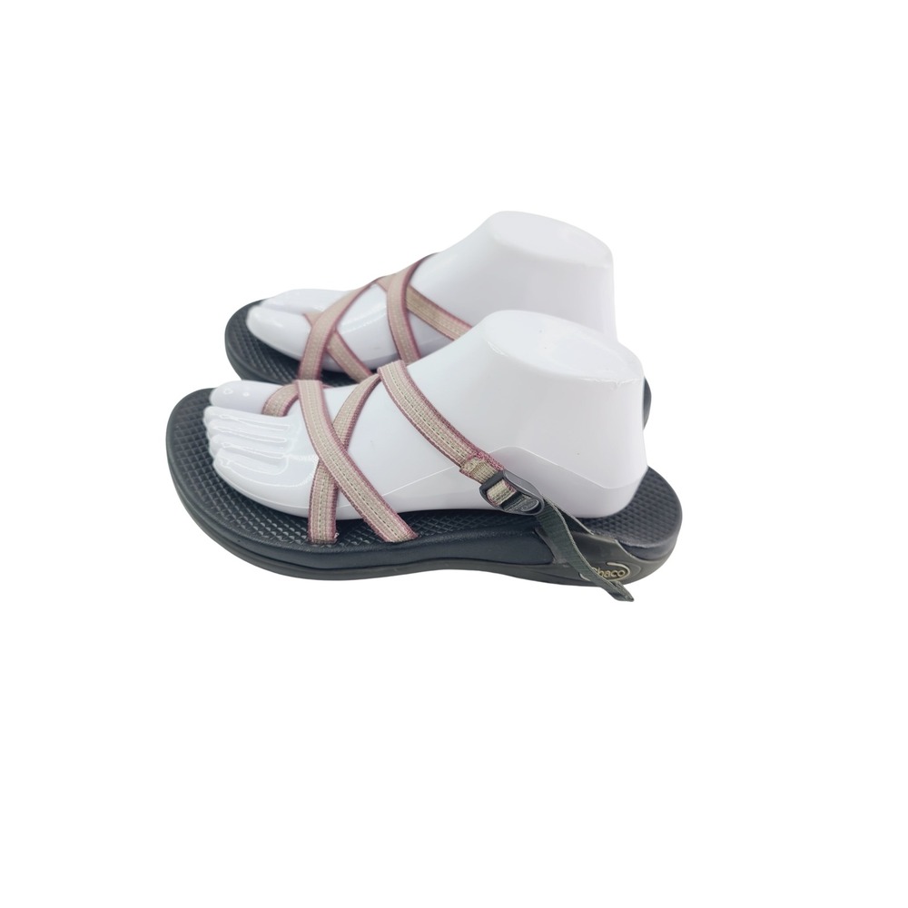 Chaco Rubber/Synthetic Sandals, Women's Size 7,‎ Pink/Black Color